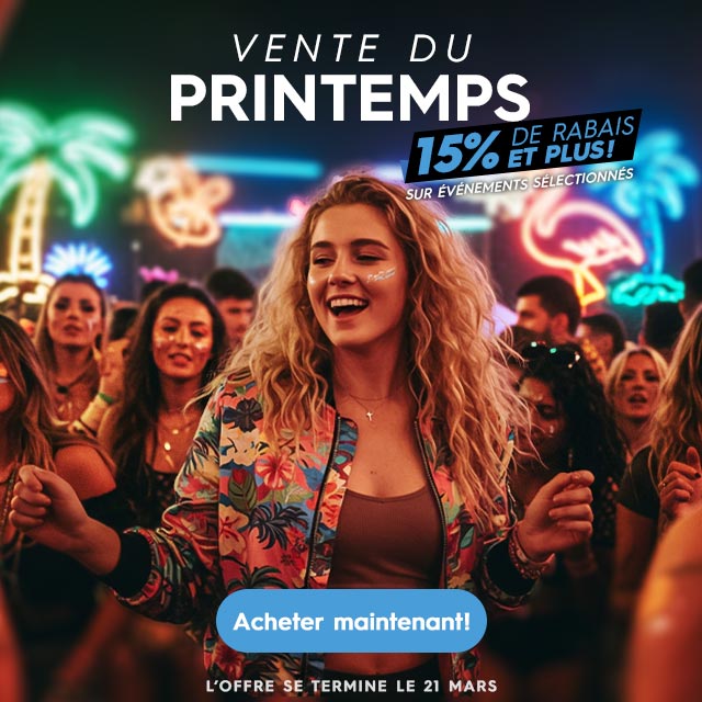 15% de Rabais pour célébrer l'arrivée du Printemps